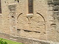 Carcassonne - Cathedrale Saint-Michel - Trace de portes romanes